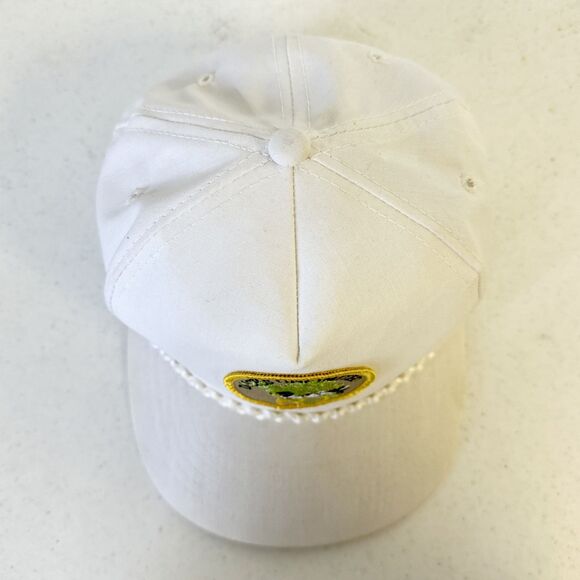Vintage Ducks Unlimited Hat White‎ Rope Snapback Cap DU Double Duck Heads - Picture 5 of 7